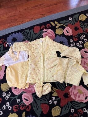 Vintage Yellow Infant Clothing